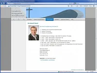 Portraitseite zur Personalisierung der Homepage