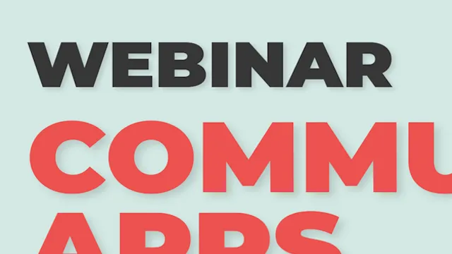 Webinar Community Apps (Foto: Andreas Erni) Webinar Community Apps (Foto: Andreas Erni)